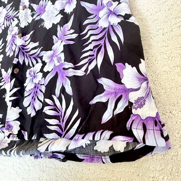 Winnie Fashion Vintage Hawaiian Short Sleeve Button Up Shirt Made in Hawaii - US - Picture 2 of 9
